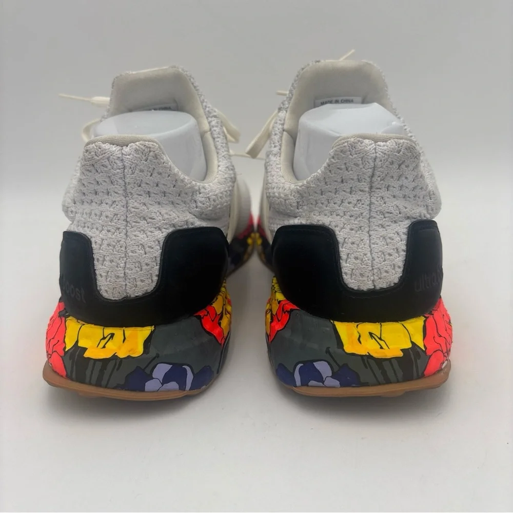 adidas White Athletic Shoes with‎ Colorful Sole - Picture 5 of 10